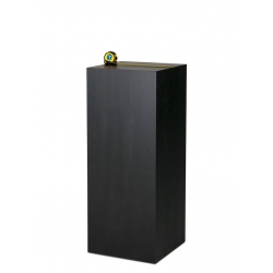 Sockel Eiche-Furnier, schwarz