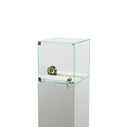 Glasvitrine mit Tür
