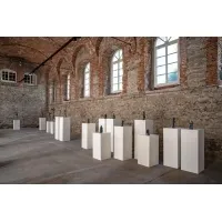 Galeriesockel weiß