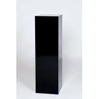 Galeriesockel Hochglanz schwarz