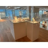 Glashaube mit Tür