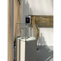 Glashaube mit Tür