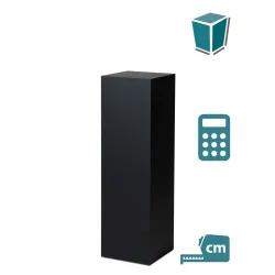 Galeriesockel schwarz matt