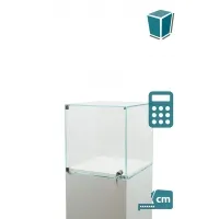 Glashaube mit Tür