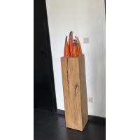 Sockel Eichenholz gehobelt