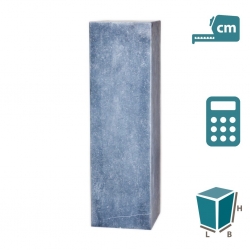 Sockel Belgischer Harstein geschliffen, auf Gehrung (hohl), nach maÃŸ