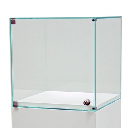 Glashaube mit Tür, 35 x 35 x 35 cm (LxBxH)