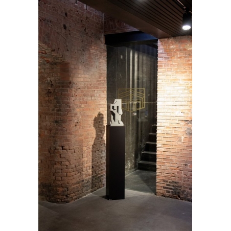 Galeriesockel schwarz, 35 x 35 x 100 cm (LxBxH)