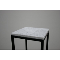 Sockelplatte weißer Marmor (Carrara, 20mm), 40 x 40 cm